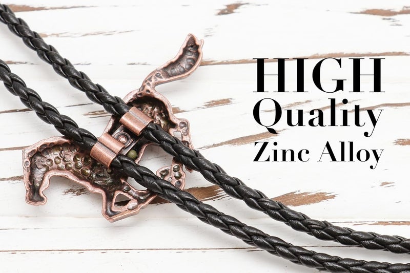 Wentur Bolo Ties for Men Western - Handmade 3D Horse Bolo Tie Design Cowboy Bolo Tie for Women Cowgirl Western Costume Accessories - Image 4